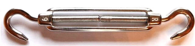 turnbuckle with hook each end for wire rope use turnbuckle with hook each end for wire rope use